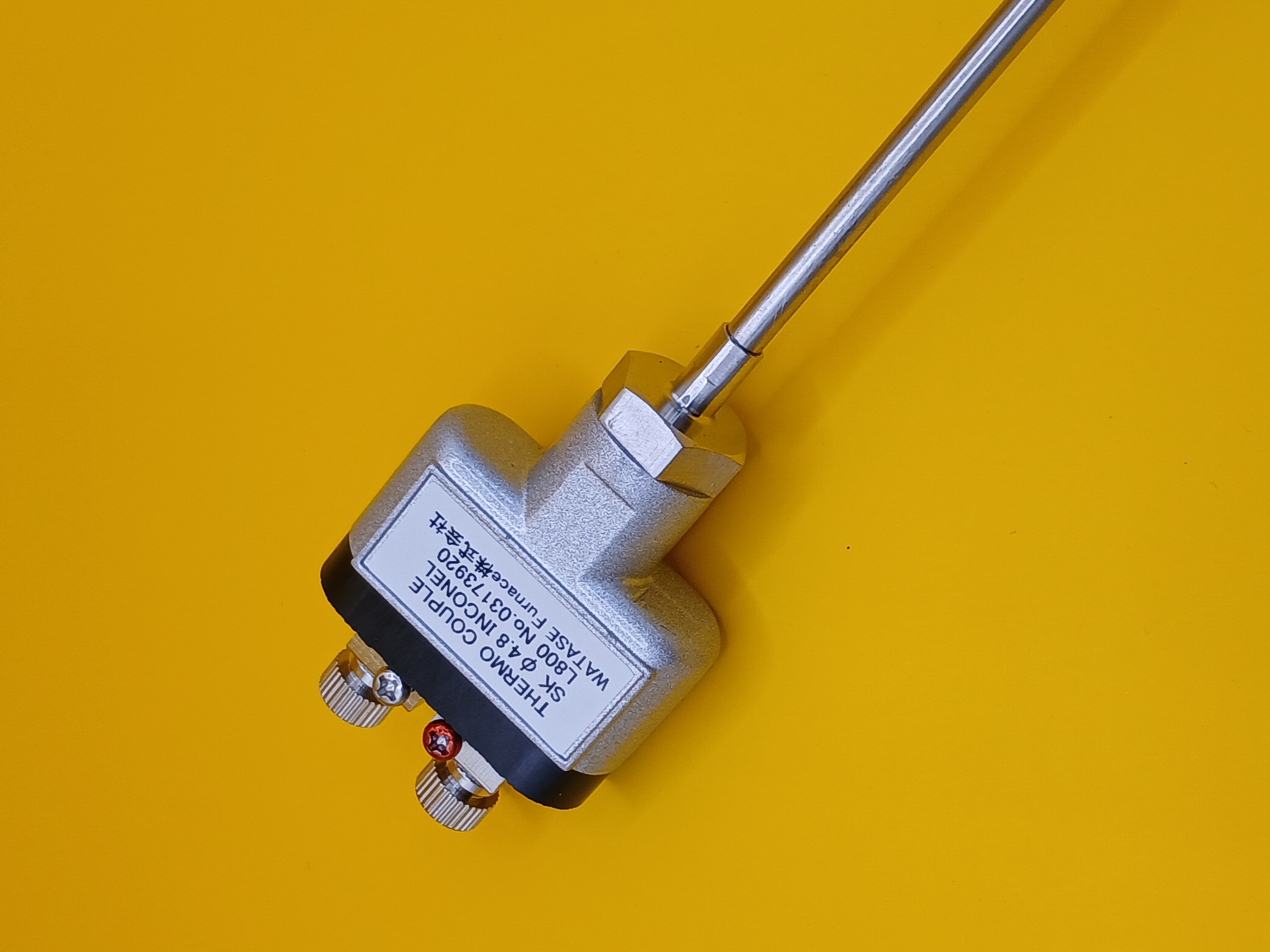 Kシース熱電対　4.8*800L ST インコネル